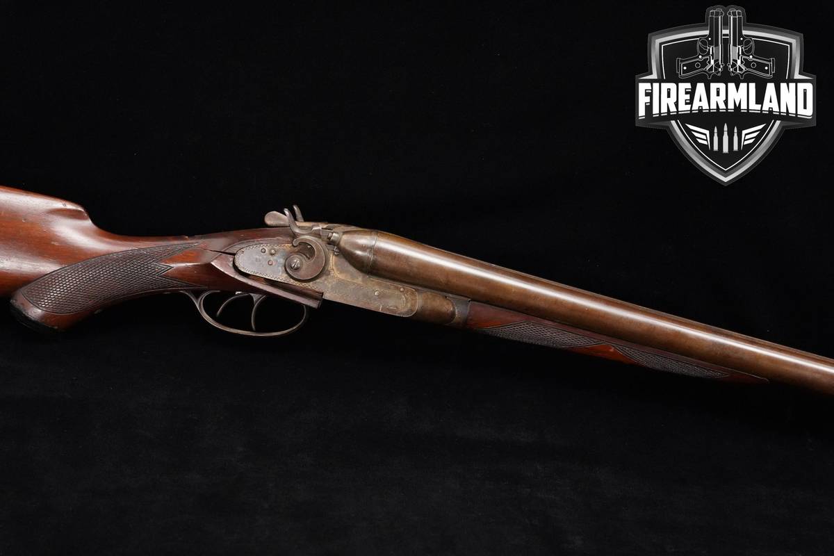 VINTAGE American Gun Co. Rabbit Ear Sidelock SxS Laminated Steel 12-Gauge