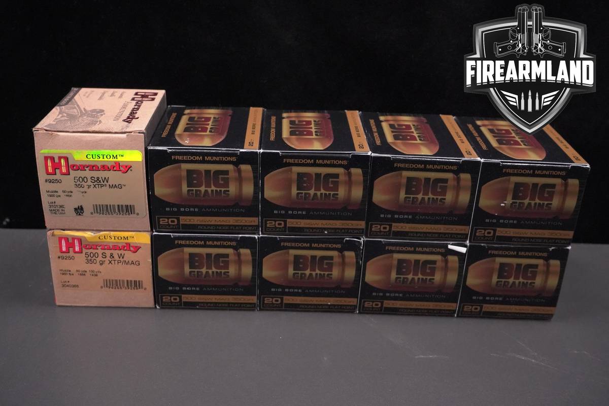 200 ROUNDS! 500S&W Mag Ammo 500 S&W Magnum Ammunition