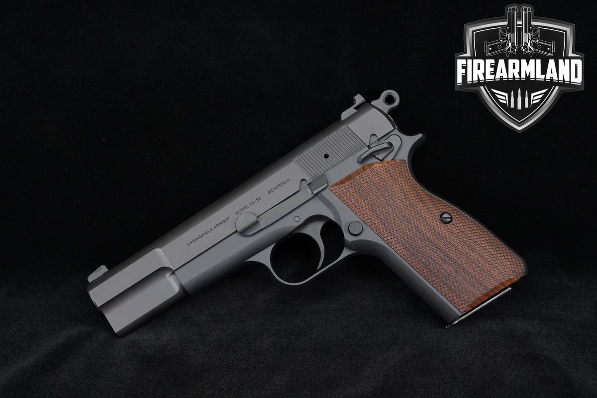 US MADE Springfield Armory SA-35 9mm 4.7" Blued +4 MAGS & ORIG BOX