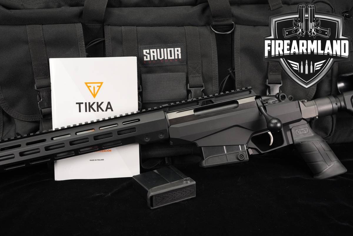 LEFT-HAND Tikka T3x TAC A1 6.5 Creedmoor 24" +2 MAGS, SAVIOR CASE
