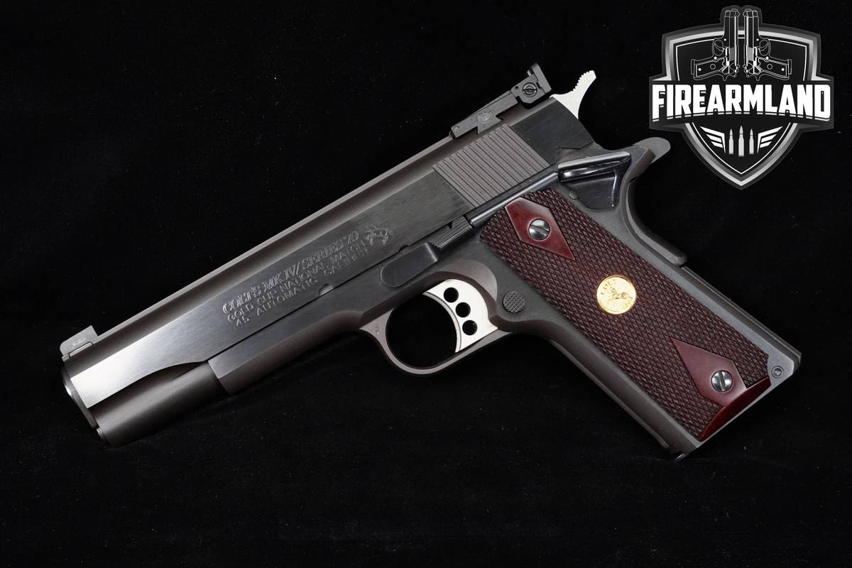 Colt Gold Cup National Match Mk IV Series 70 45 ACP 1911 5" Pistol +OG CASE