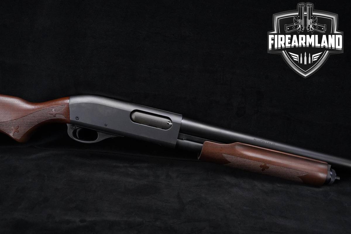 HOME DEFENSE Remington Model 870 Express Hardwood 12-Gauge 18.5"