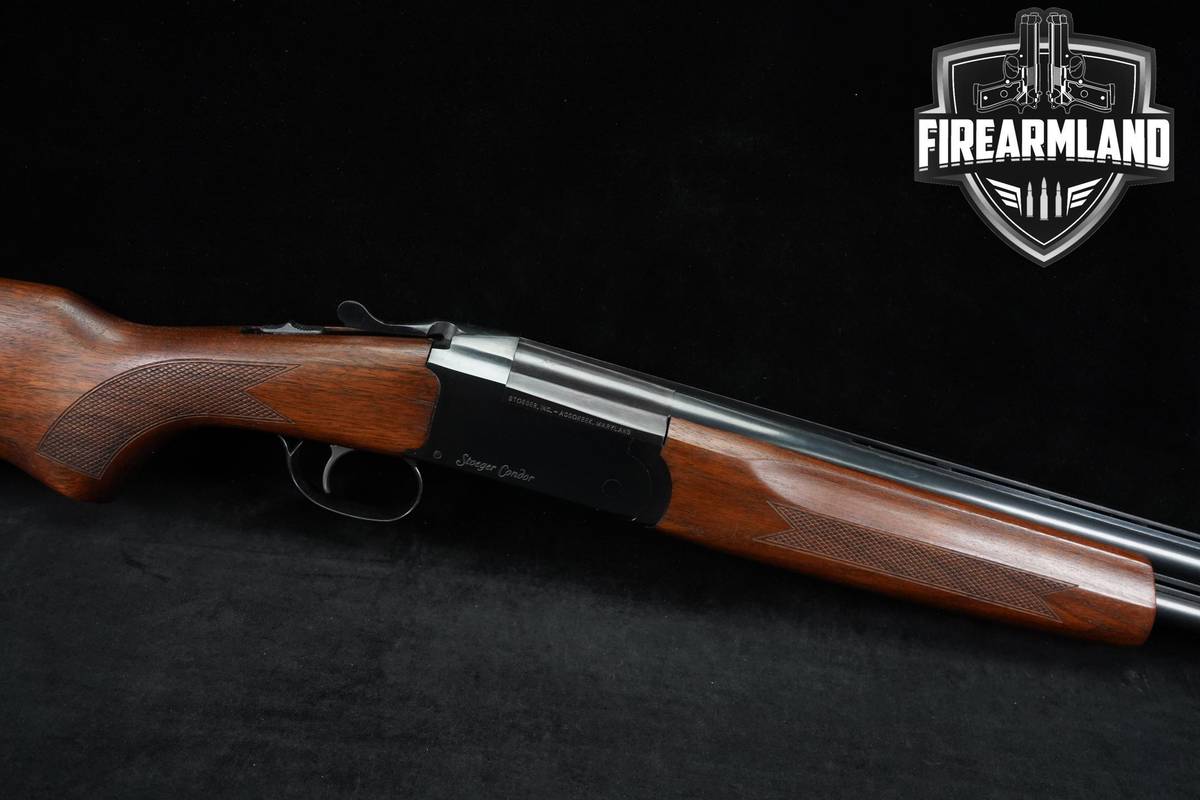 YOUTH! E R Amantino Model Condor I 20-Gauge E 22" Blued & Walnut 20GA