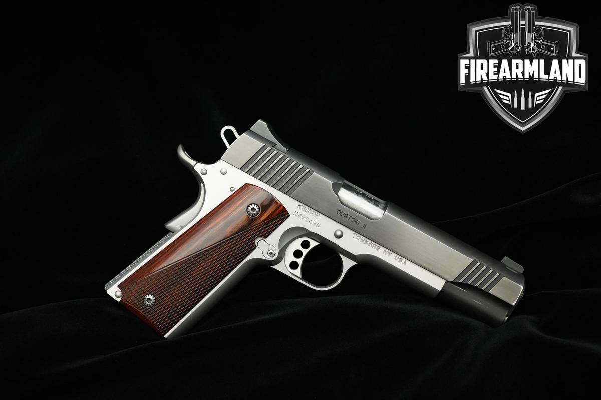 Kimber CUSTOM II Two-Tone 45 ACP 5" Two-Tone 1911 CUSTOM MATCH II 2015