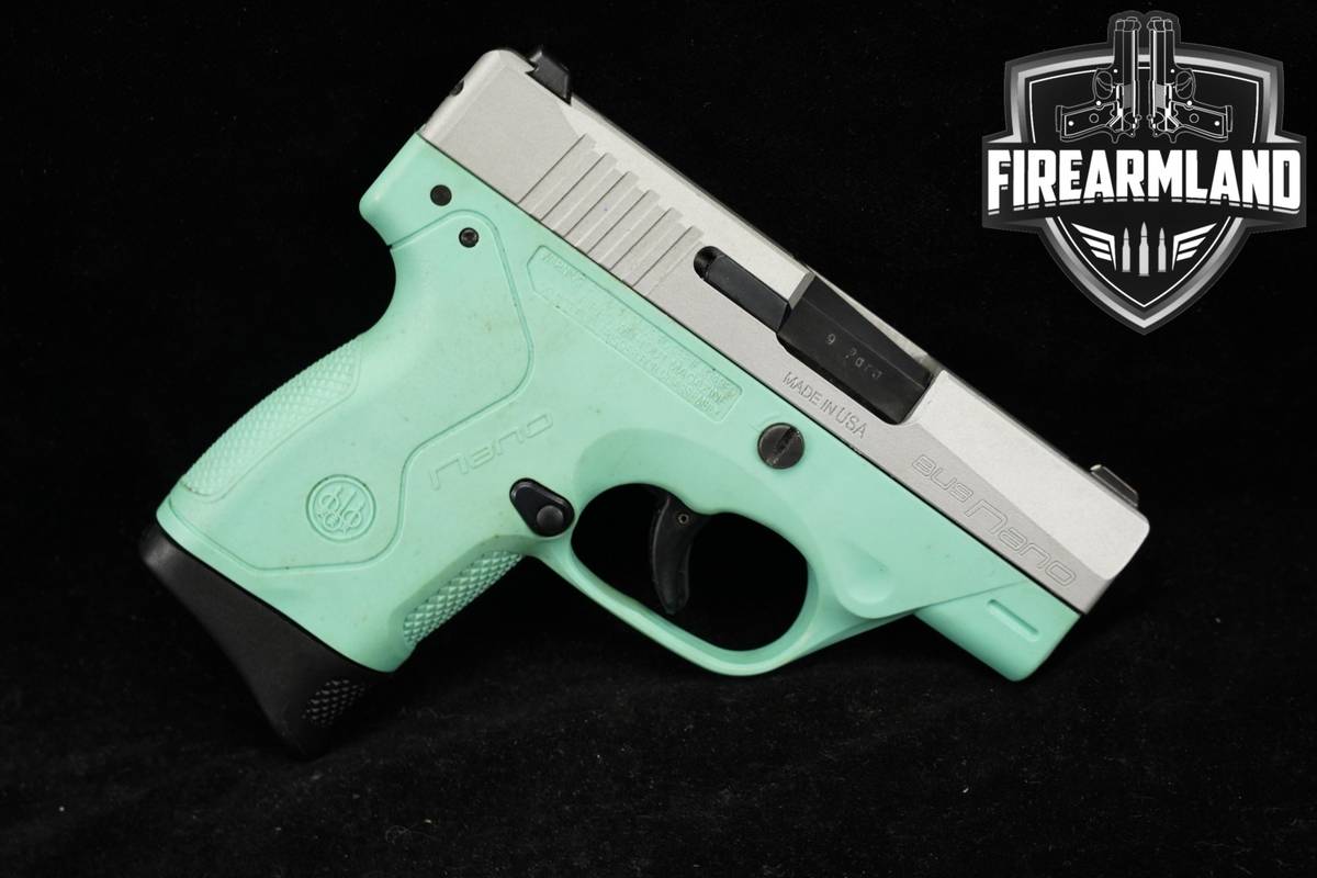 Beretta BU9 Nano 9mm 3" Two-Tone Robin's Egg BU-9