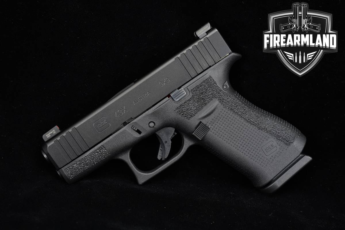 Glock 43X Slimline 9mm 3.41" G43X G43-X +2 MAGS & ORIG CASE