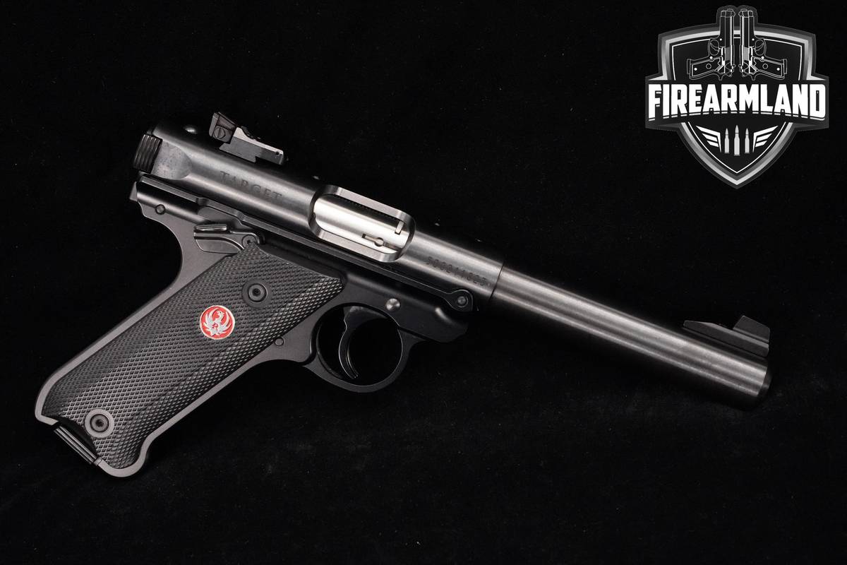 Ruger Mark IV Target 22LR 5.5" Blued MKIV Mk 4 Mk4 Mark-4  2 MAGS & CASE