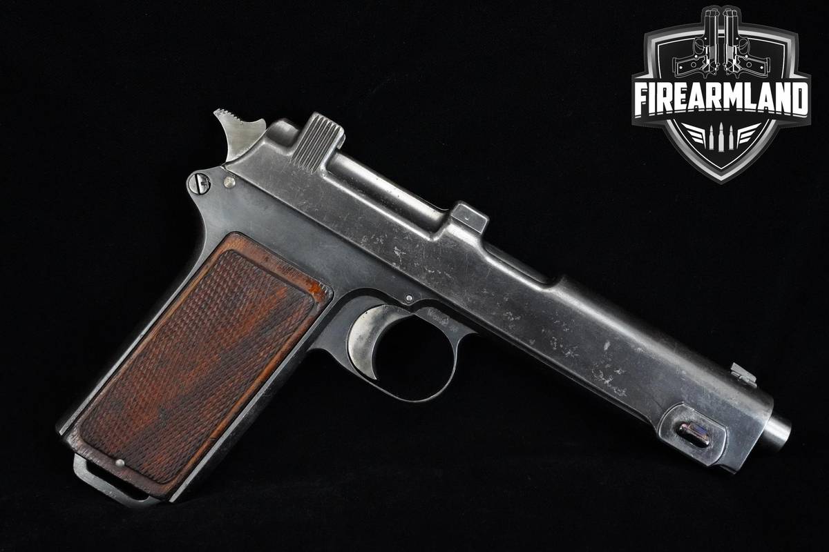 WWI 1916 Steyr Arms Model 1912 9x23mm Steyr 5.04" Blued 1912 Steyr-Hahn