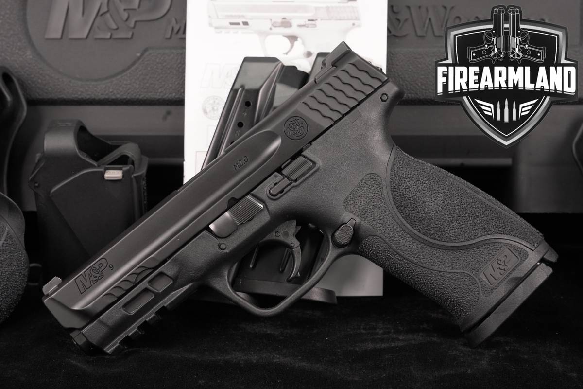 LIKE-NEW Smith & Wesson M&P9 M2.0 NTS 9mm S&W M&P 9 +3 MAGS, ORIG CASE