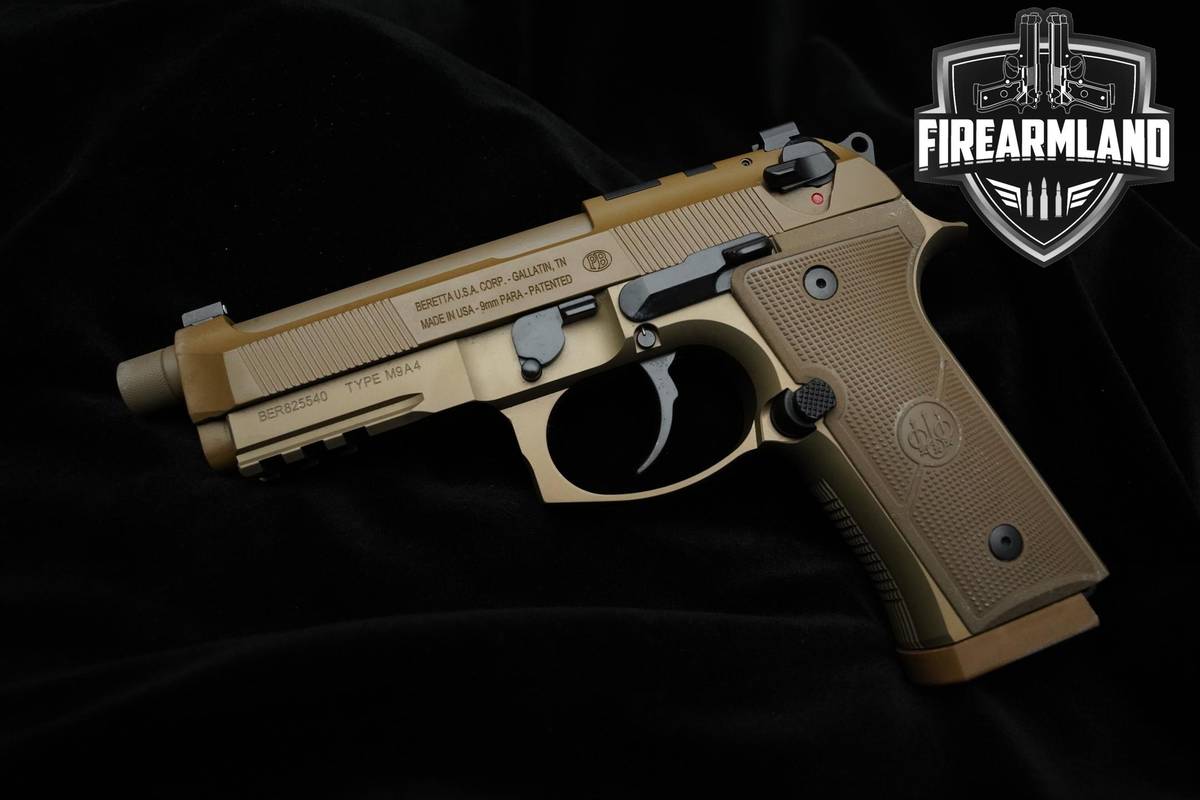 LIKE-NEW Beretta M9A4 Centurion 9mm 4.8" FDE Cerakote M9A4 Beretta +3 MAGS