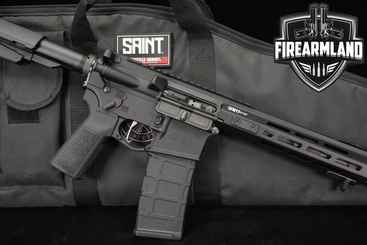 Springfield Armory SAINT Victor Pistol 5.56 NATO AR-15 AR15 7.5 +ORIG CASE