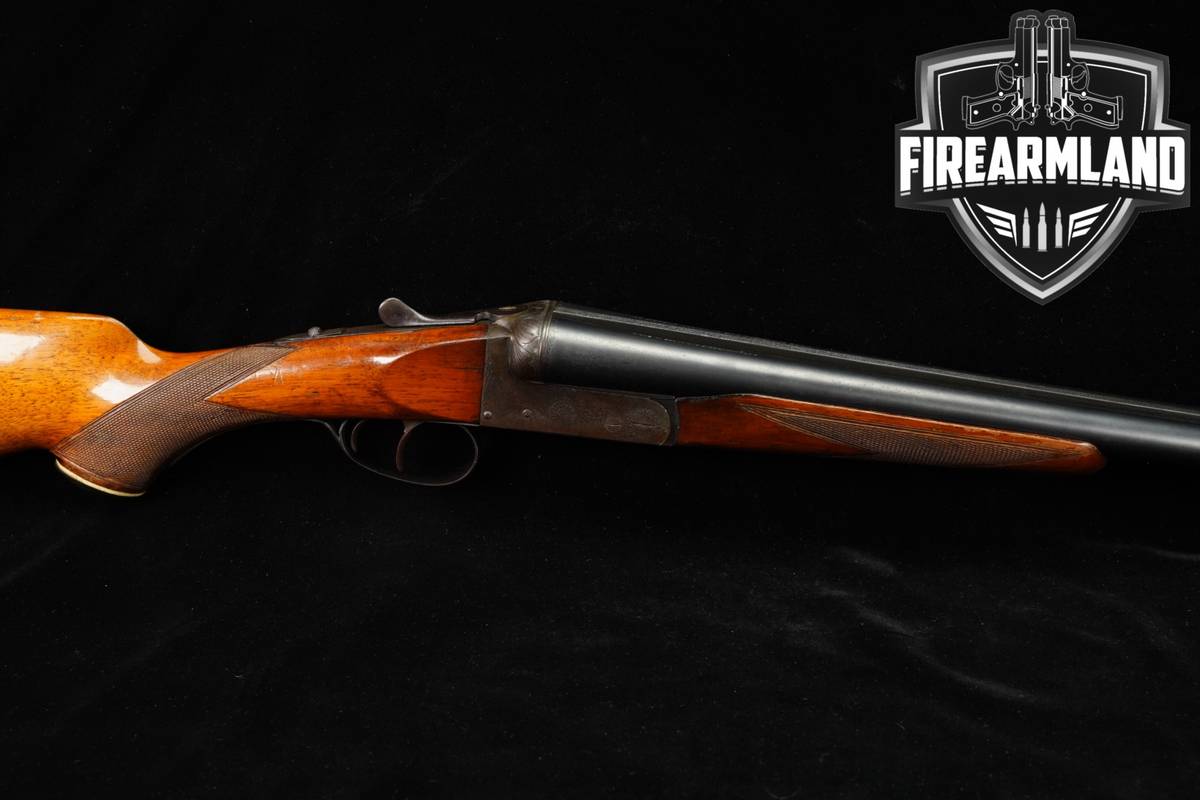 Armas Ugartechea Falcon 12-Gauge 28" Blued & Walnut SxS