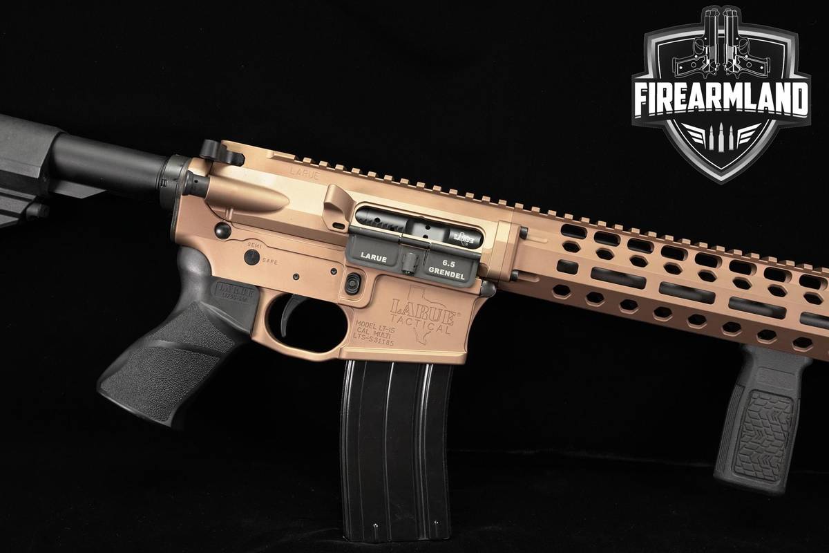 Larue Tactical LT-15 6.5 Grendel AR15 AR LT15 18" FDE & Black +2 MAGS