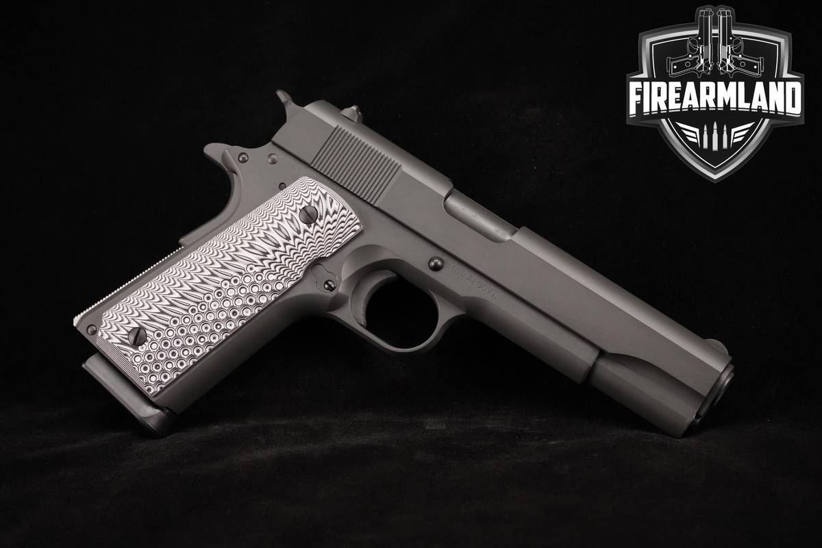 Tisas USA M1911A1 Government 45-ACP 1911A1 5" Grey Cerakote +2 MAGS