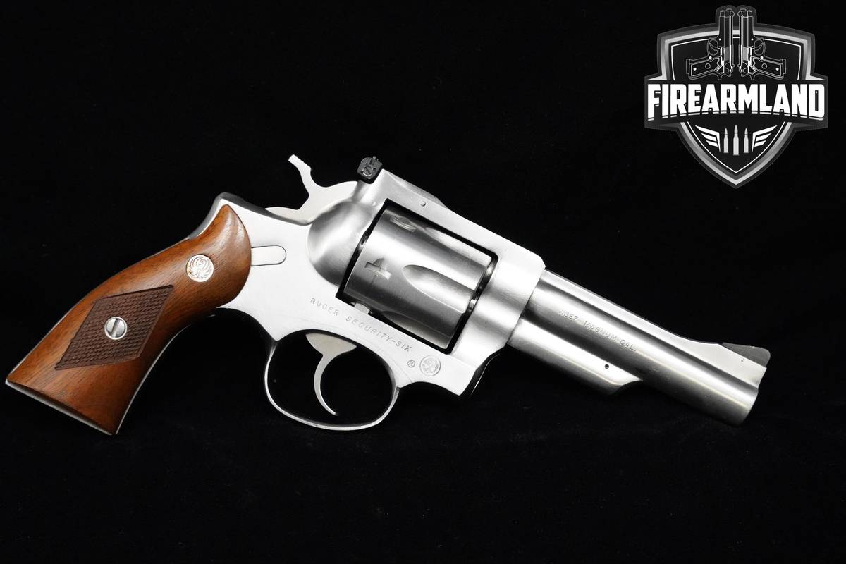1981 Ruger Security-Six 357 Magnum 4" Stainless Steel Ruger Security-6