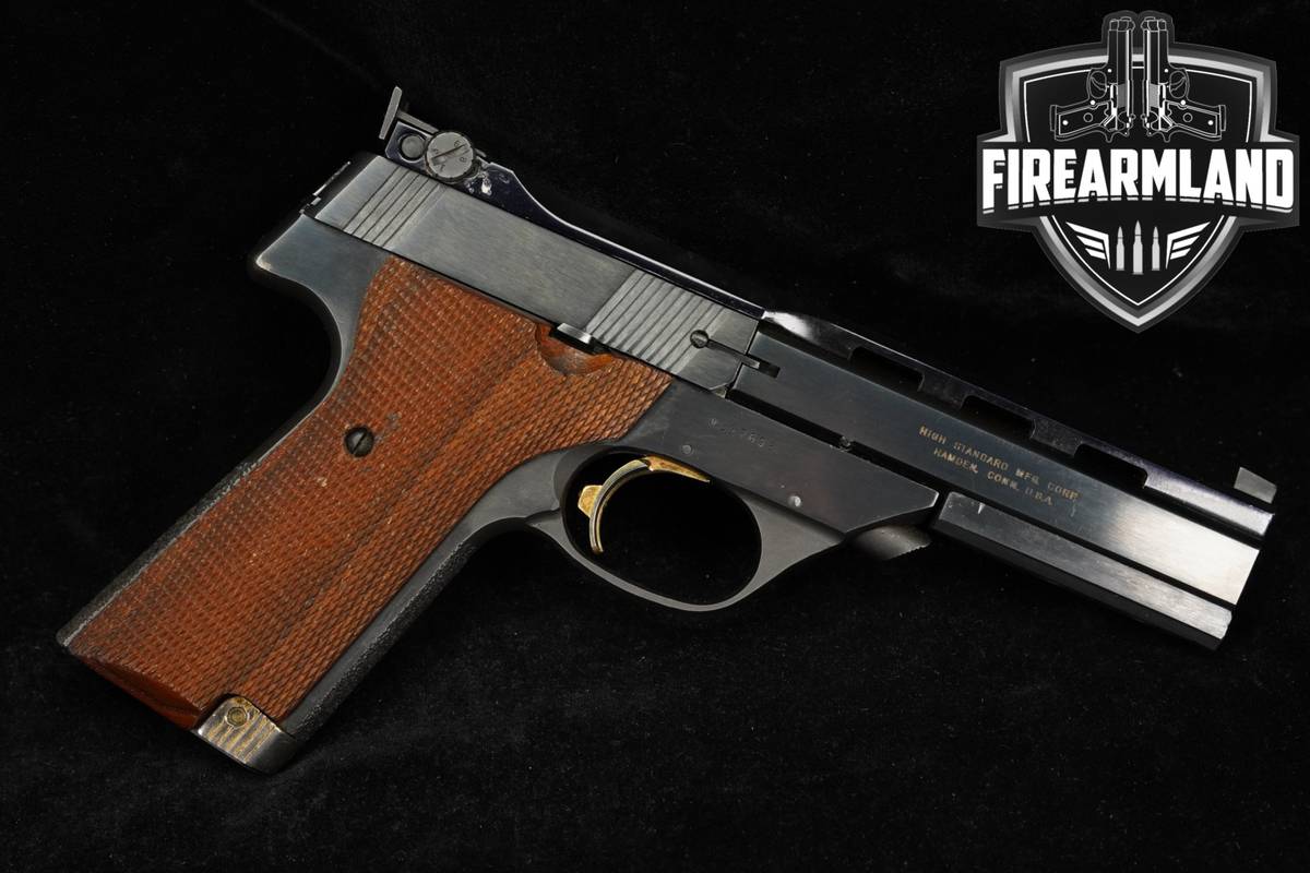 1976 High Standard THE VICTOR Model 107 Military 22LR Blued M107 VENT-RIB
