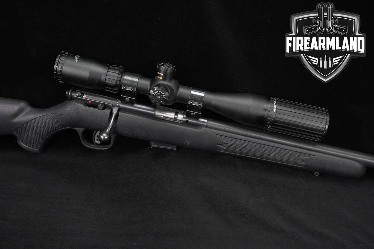 Savage Arms Model 93R17 FV 17 HMR 21" Blued & Synthetic +2 MAGS & OPTIC