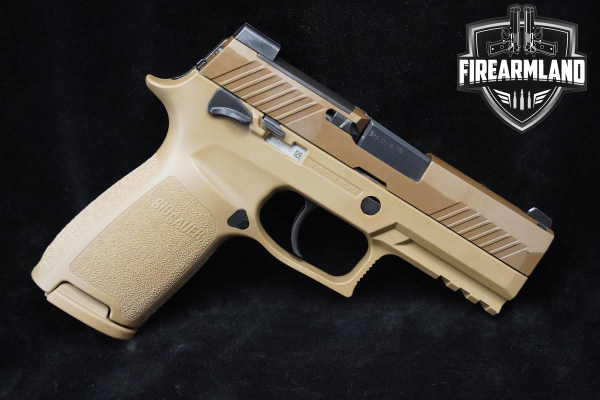 Sig Sauer P320 M18 9mm Coyote Tan Sig-Sauer-P320 P-320 M-18 +ORIG CASE