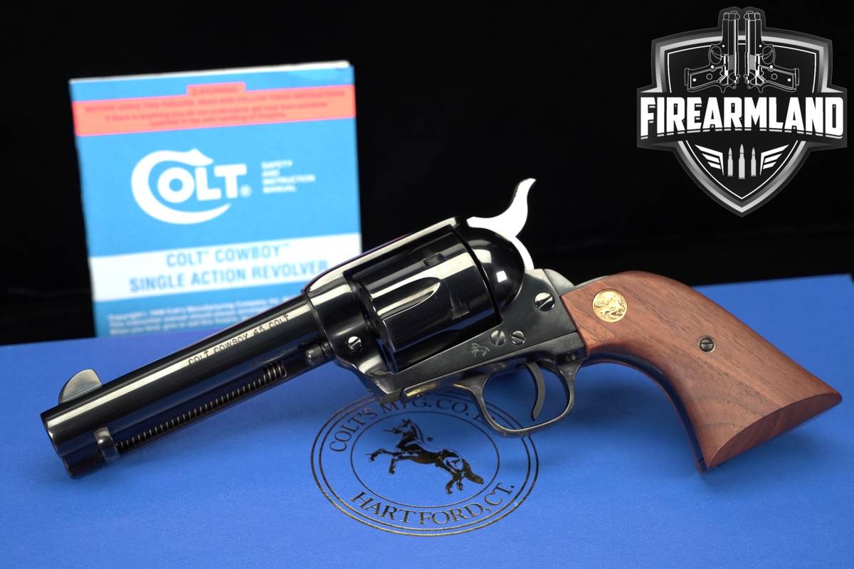LIMITED PRODUCTION! 1999 Colt Cowboy 45 LC Long 4.75" Blued SAA +ORIG BOX