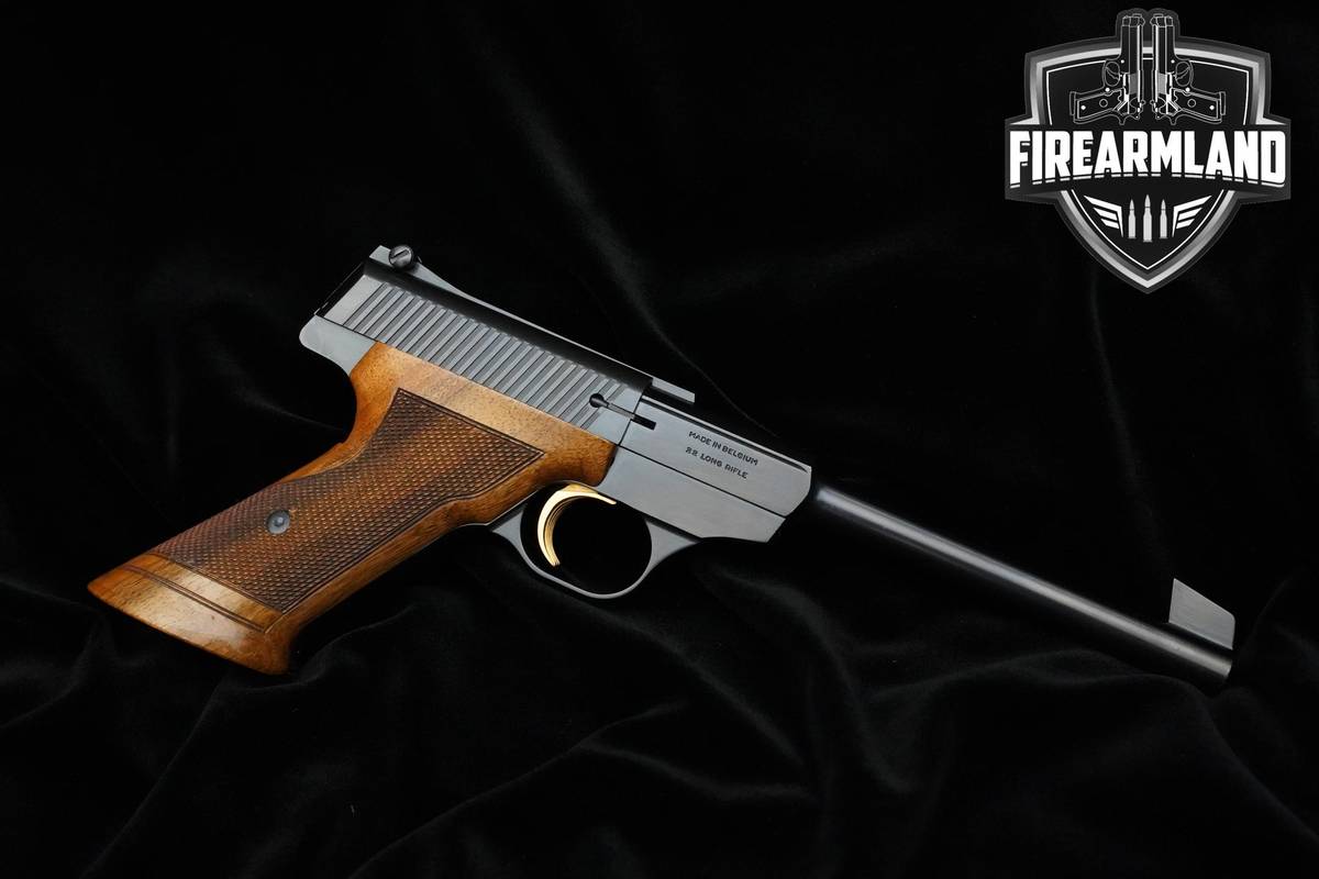 LIKE-NEW Browning Challenger Gold Line 22LR 6.75" Blued Belgium Plinker