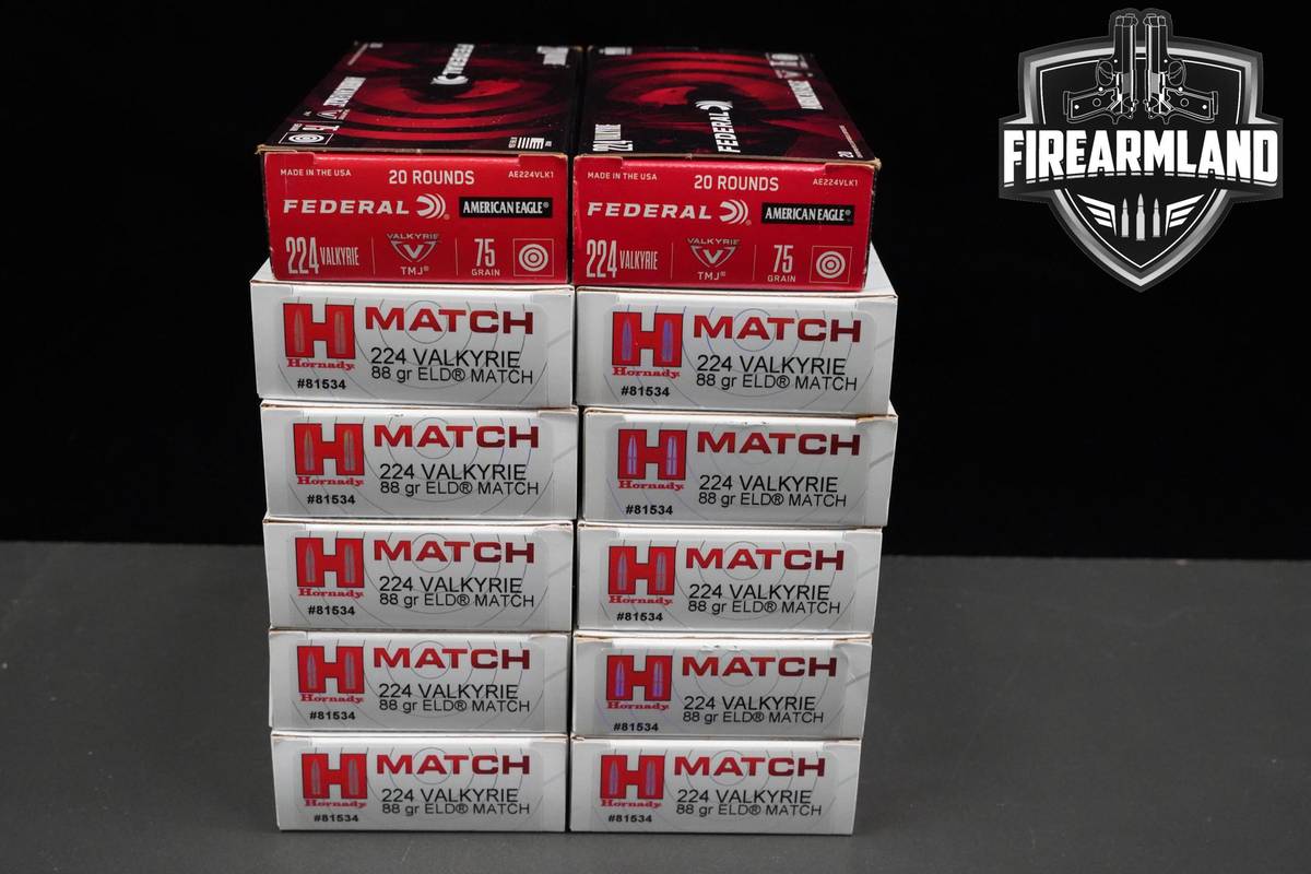 224 Valkyrie Ammo 224-Valkyrie Ammunition 240 ROUNDS