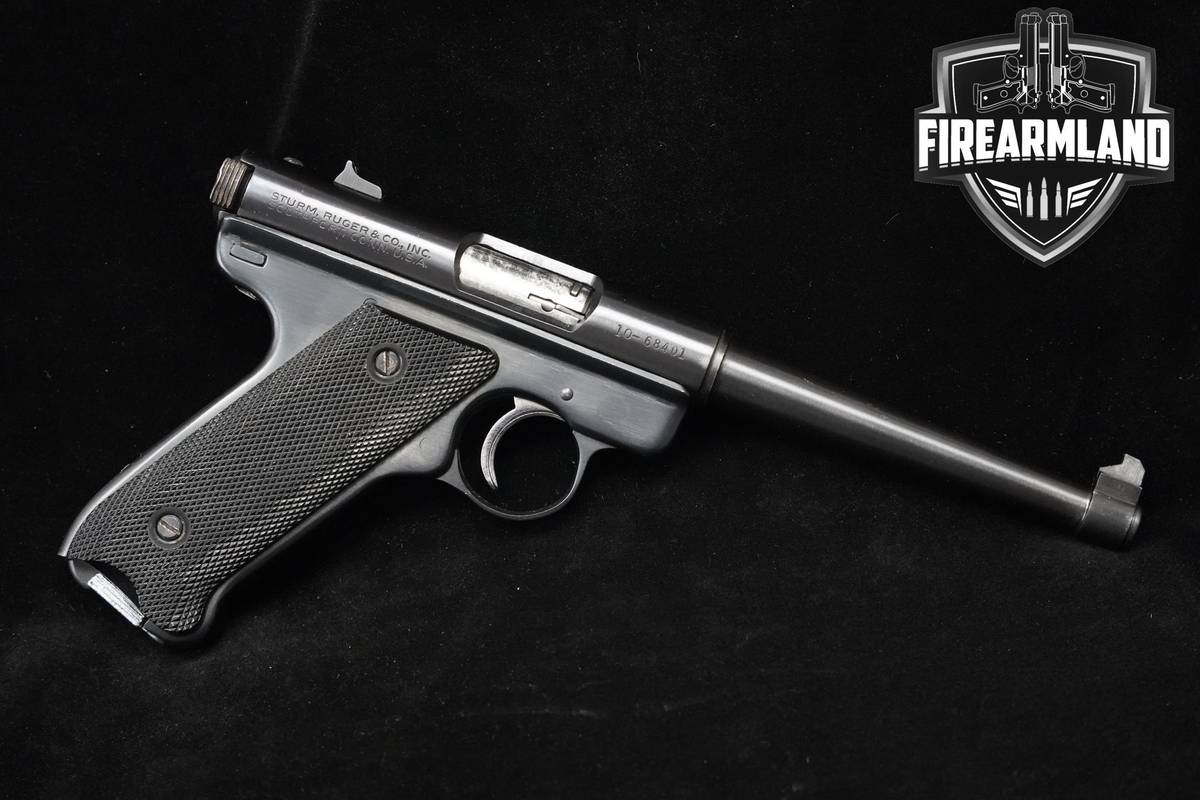 1970 Sturm Ruger Mark I Automatic Standard 22LR 6" Blued Ruger +ORIG BOX
