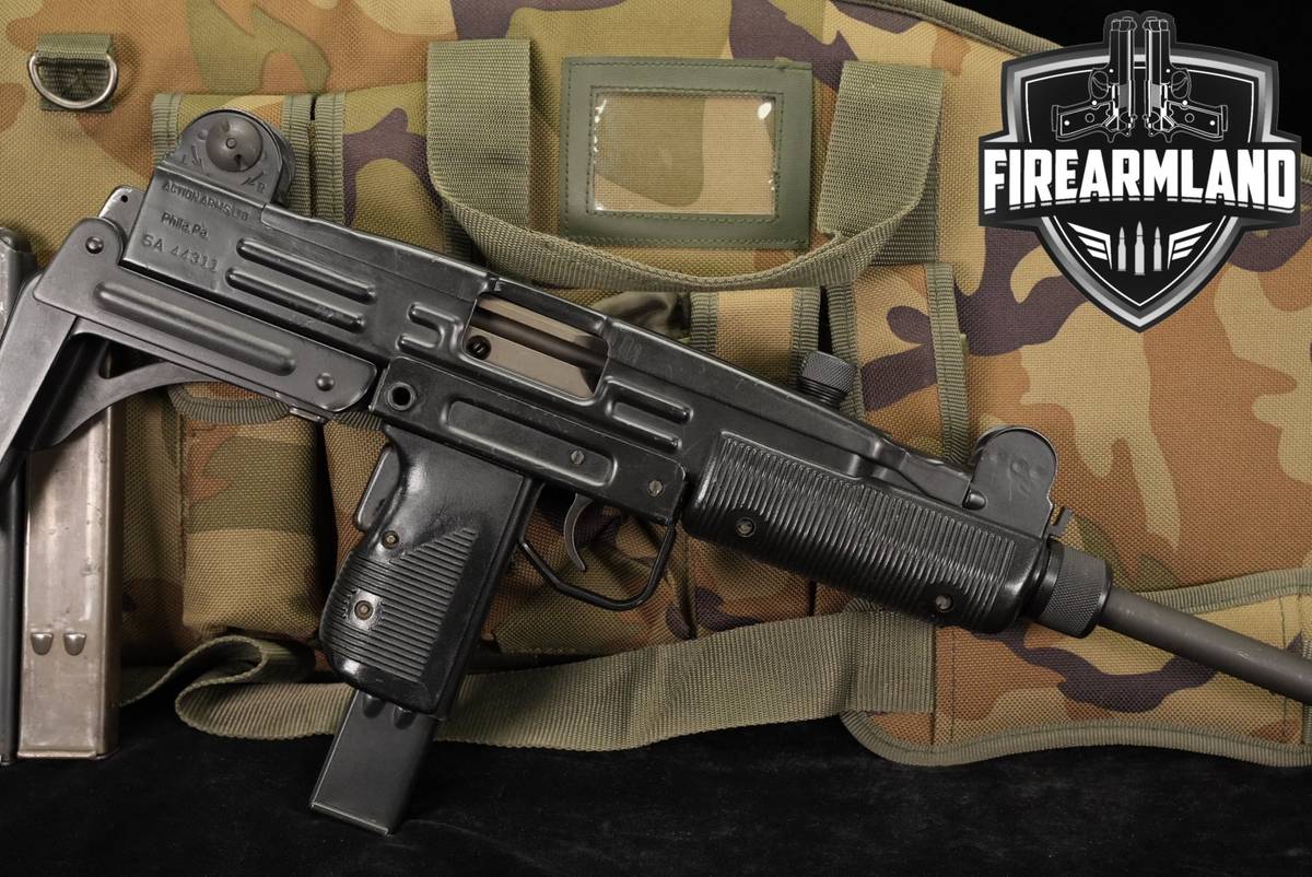 ISRAELI Military Industries UZI Carbine Model B 9mm 16" +3 MAGS, CASE