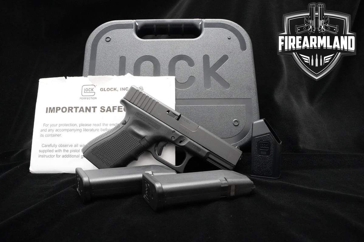 Glock 19 Gen4 9mm 4.01" Glock G19 G-19 Gen-4 +2 MAGS & ORIG CASE