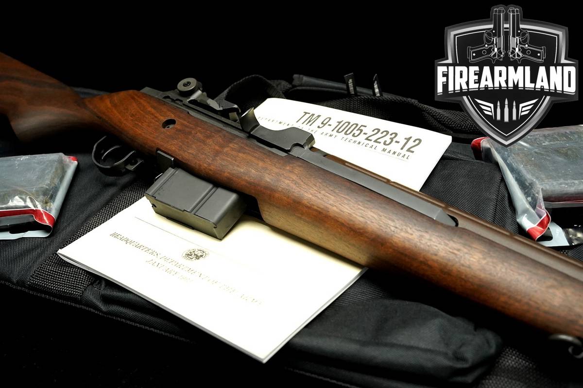 Springfield Armory M1A Standard 7.62 NATO 22 Parkerized & Walnut +ORIG CASE