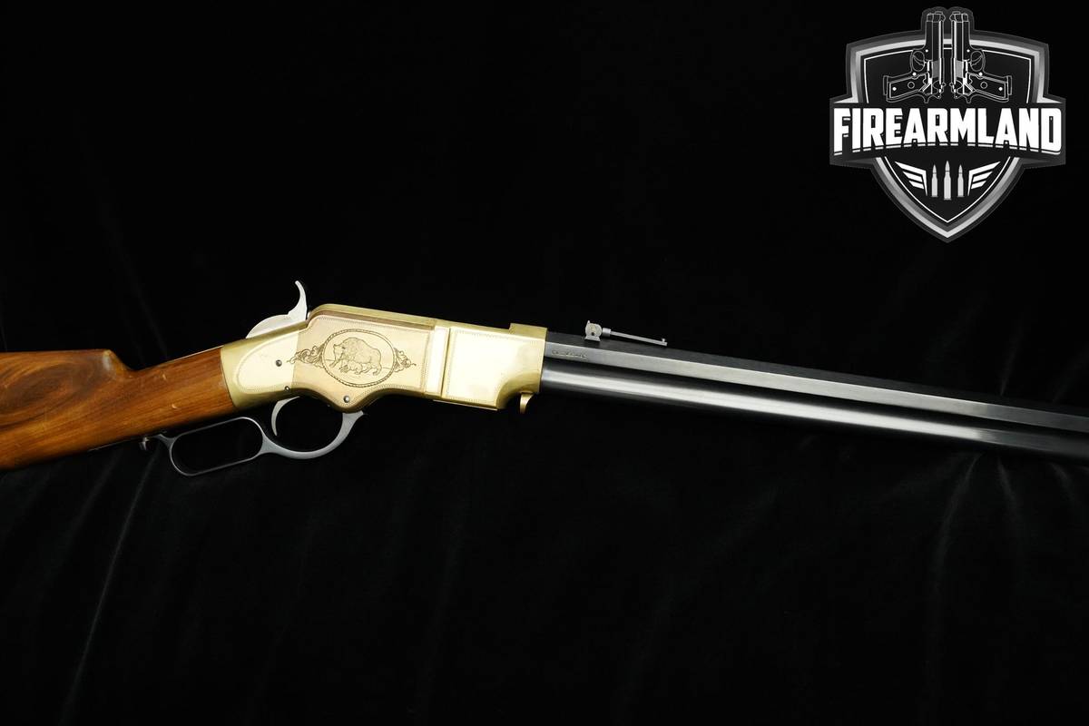 A Uberti Model 1860 Henry 44-40 Win 24.5" Two-Tone 1860 A Henry Uberti 1993