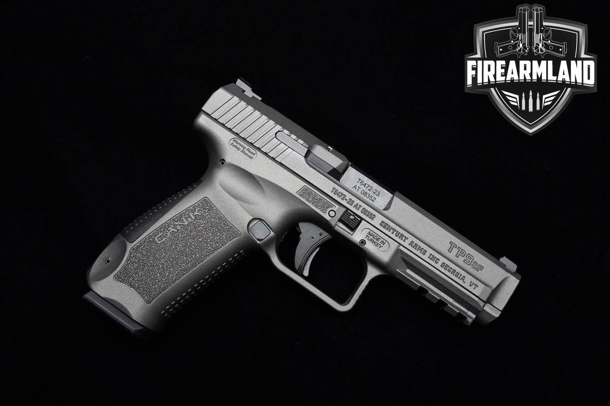 Canik TP9SF All Tungsten 9mm 5.7" Canik-TP9SF +2 MAGS, ORIG CASE & HOLSTER