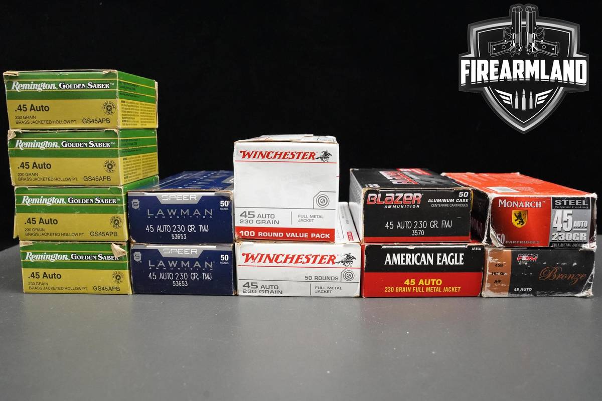 45 ACP Ammo 45-ACP Ammunition 550 ROUNDS