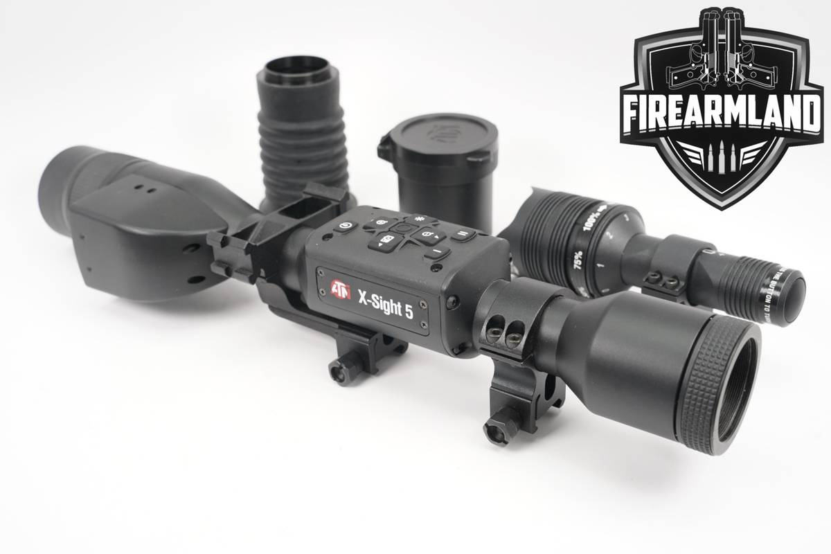 ATN Corp X-Sight 5 3-15X Digital Day Night Vision White/Black Hot IR Scope