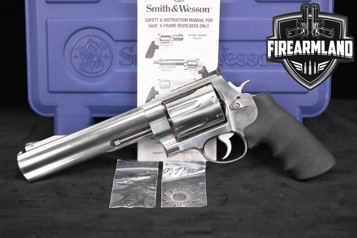 Smith & Wesson Model 350 Legend S&W 7" Satin Stainless +ORIG CASE
