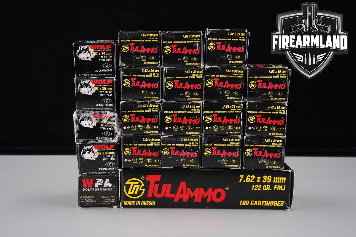 500 RDS! 7.62x39 Ammo
