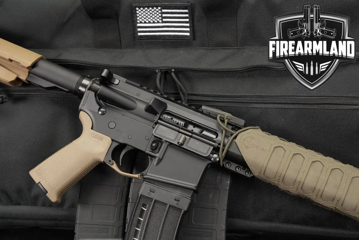 Palmetto State Armory PSA PA-15 5.56 NATO AR15 7.5" AR PA15 +4 MAGS & CASE