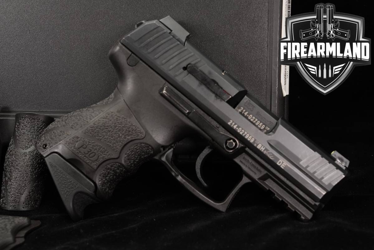 Heckler & Koch P30SK V1 LEM H&K P30-SK P 30 9mm 3.27" +2 MAGS, ORIG CASE
