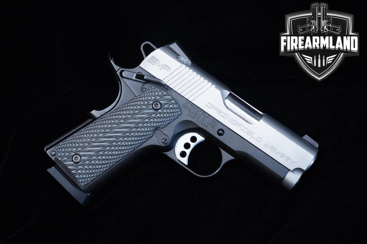 Springfield Armory EMP 40 S&W 1911 3.1" EMP 1911-A1 3 MAGS & ORIG CASE