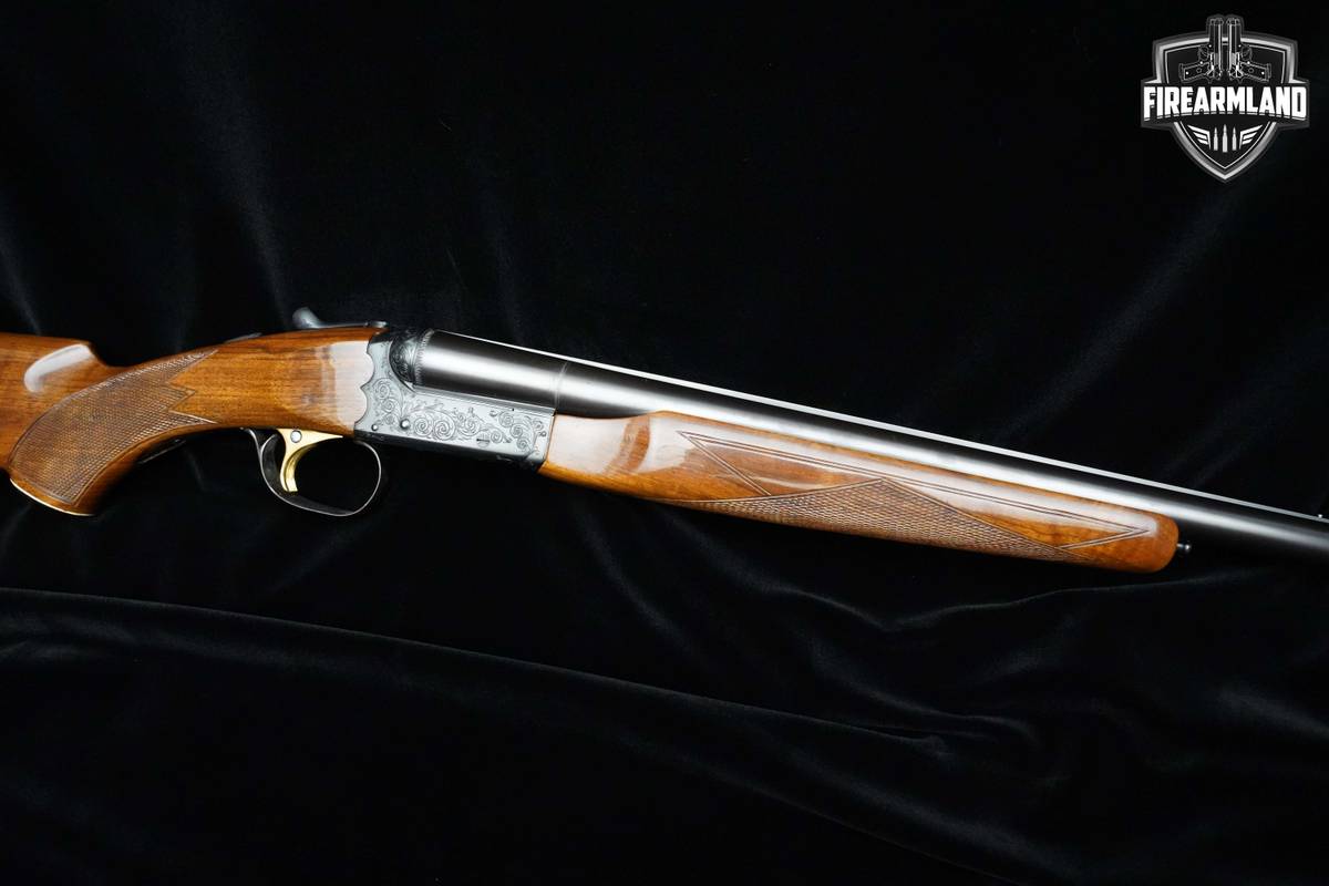 ENGRAVED Ithaca SKB 200E 20-Gauge Ithaca 3" 25" Blued Double-Barrel 20 SxS