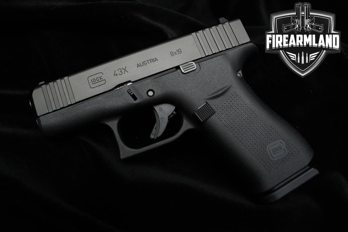 Glock 43X 9mm 3.41" 43X Glock MATCH G43X +2 MAGS & ORIG CASE