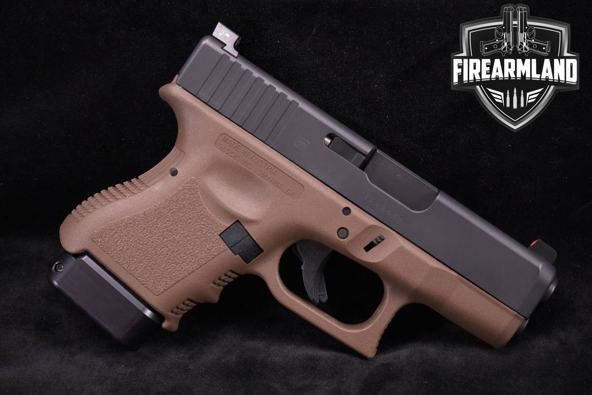 Glock 26 Gen3 9mm 3.43" FDE G26 Gen 3 +3 MAGS & ORIG CASE