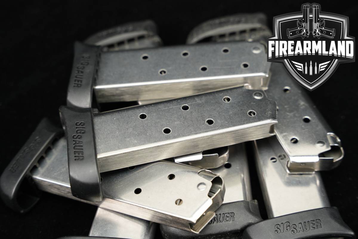 EIGHT (8) Sig Sauer P238 7 Round Magazines .380 ACP P-238 Mags