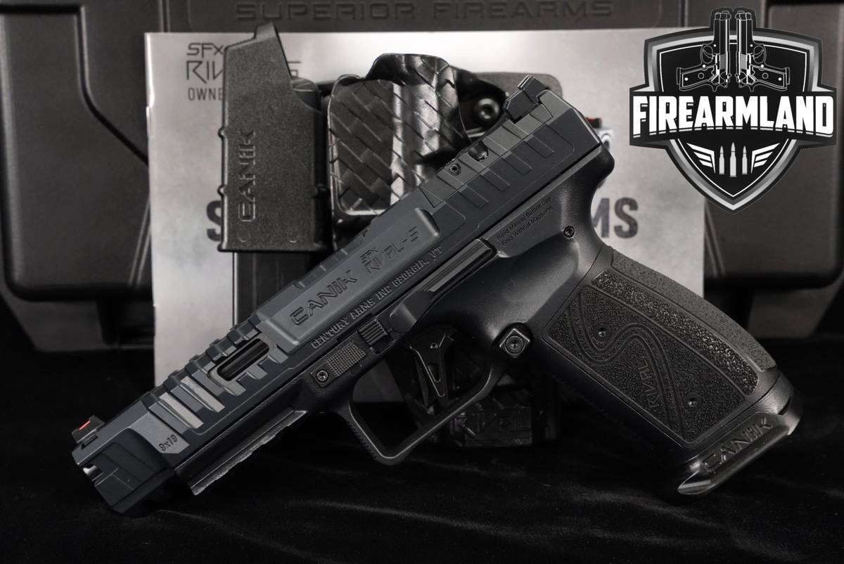 Canik SFx Rival-S 9mm Optics-Ready 5" Blued +2 MAGS, ORIG BOX & HOLSTER