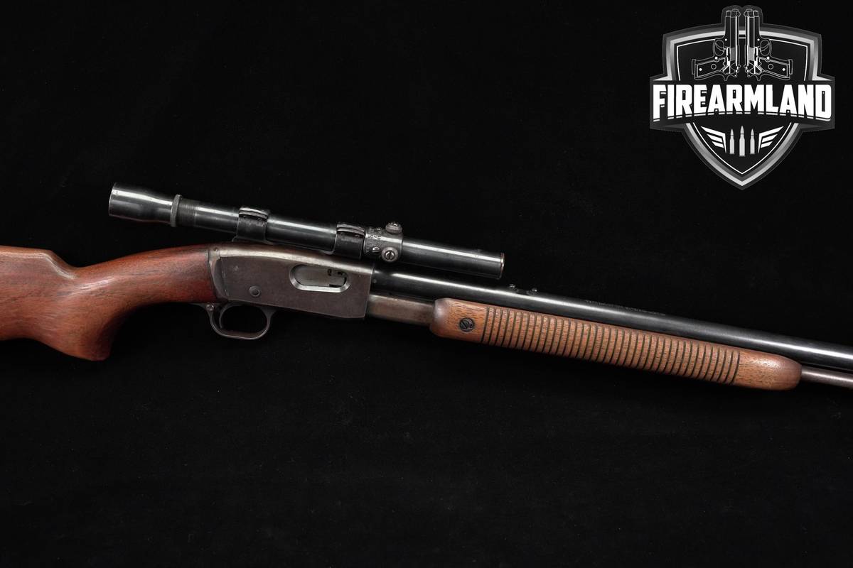 Remington Model 121 Fieldmaster 22 S/L/LR 25" Blued & Walnut Rifle +OPTIC