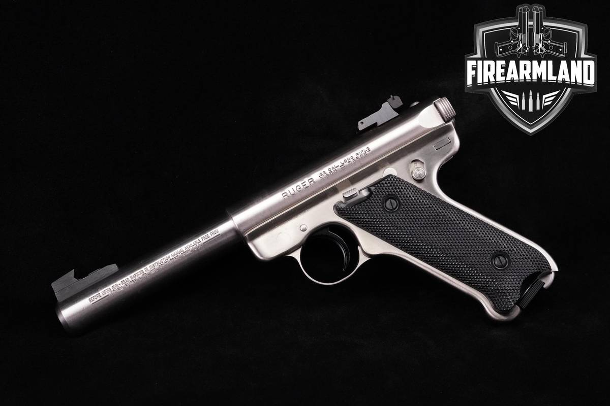 1994 Ruger Mark II Target 22LR 5.5" Stainless Mk-2