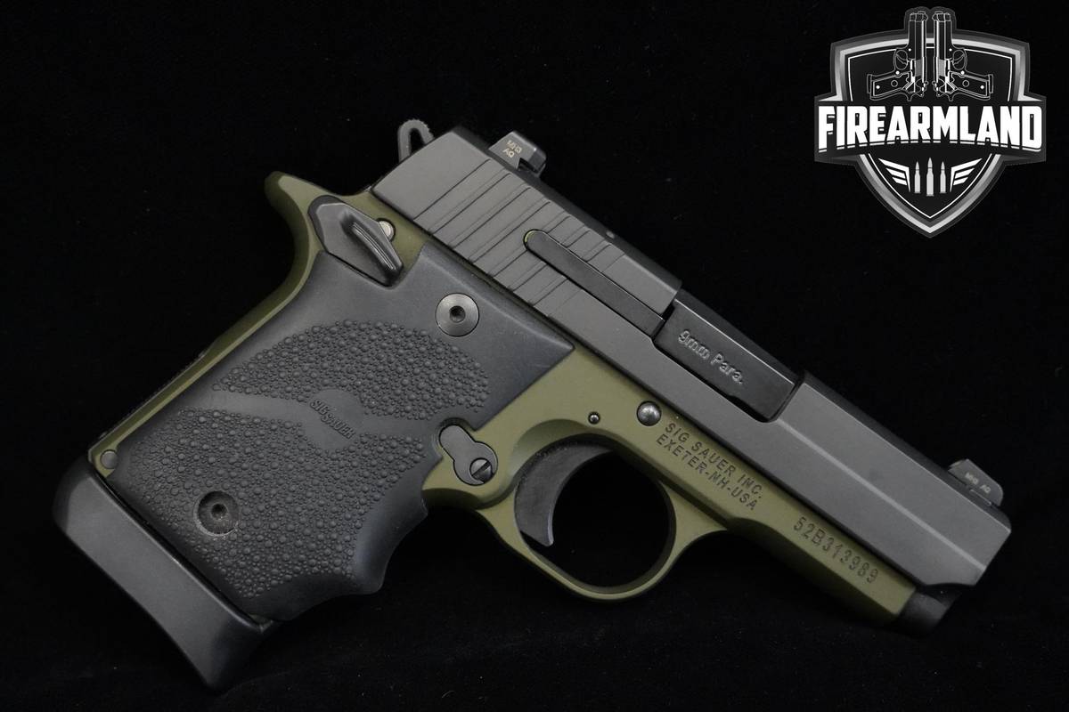DESIRED Sig Sauer P938 9mm 1911 Sig-Sauer P938 1911 P-938 +4 MAGS & HOLSTER
