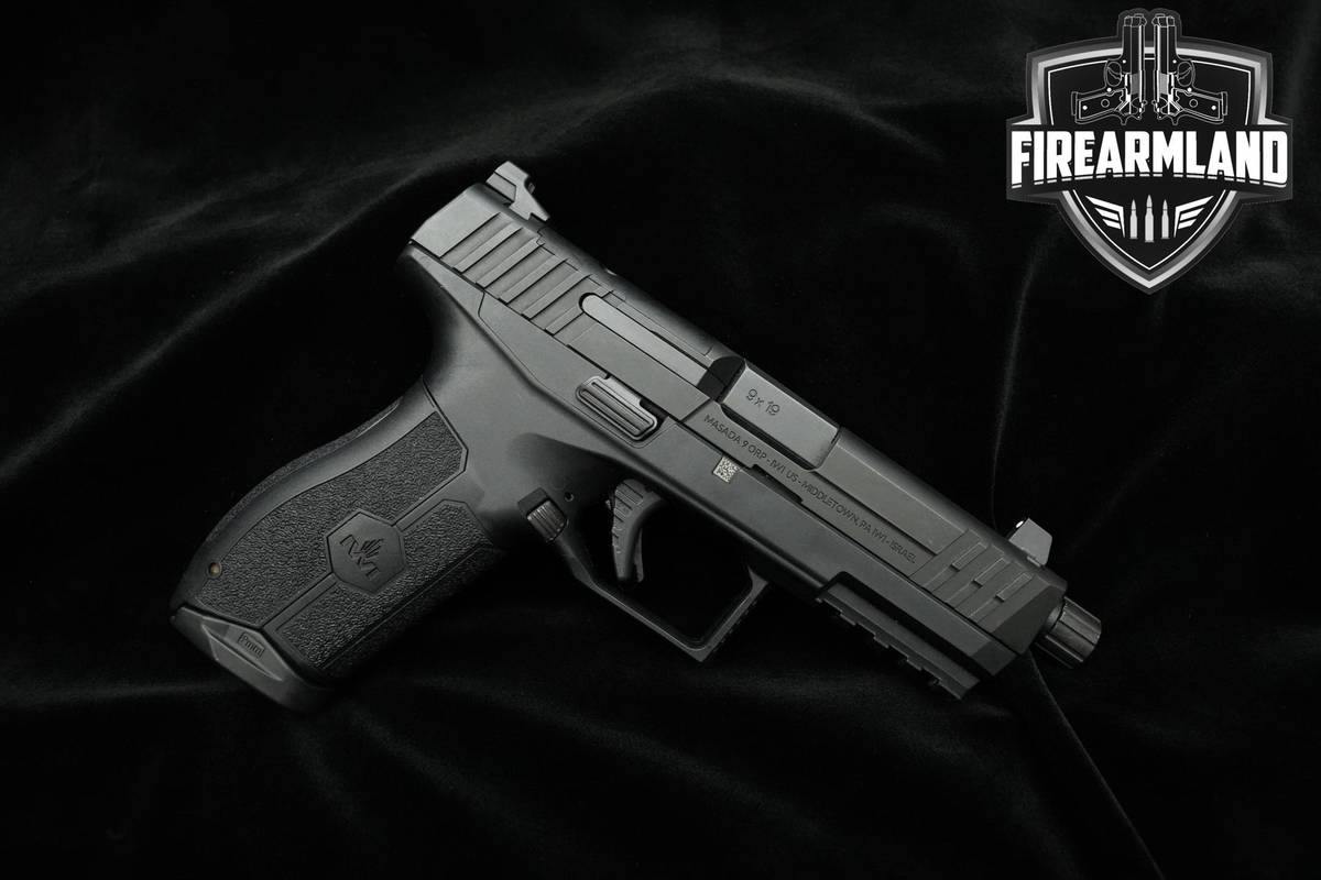 IWI Masada Tactical 9mm 4.6" IWI +2 MAGS & ORIG BOX