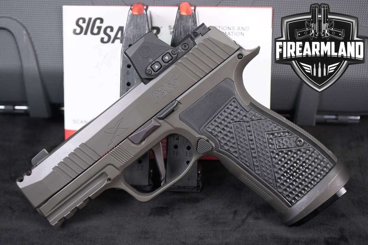 Sig P365 AXG Legion XMACRO Comp 9mm + ROMEO-X COMPACT, 3 MAGS, OG CASE