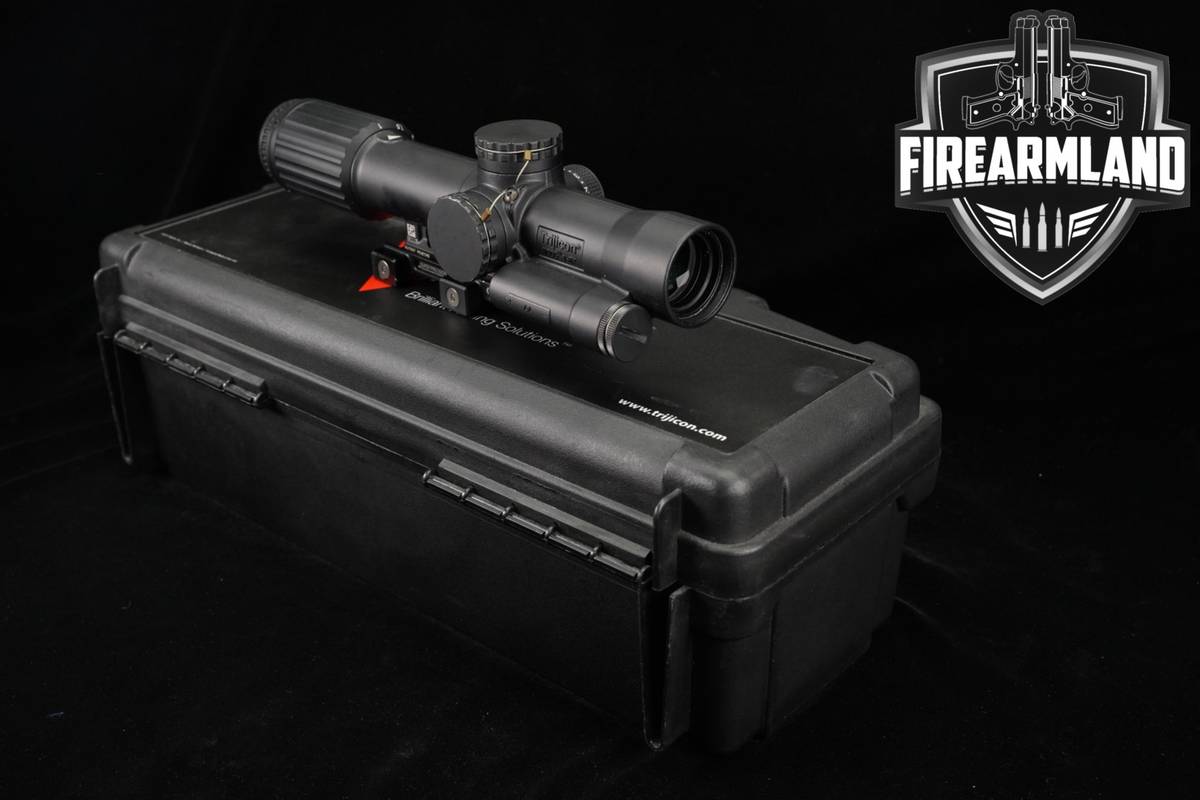 Trijicon VCOG 1-8x28 Red MRAD Cross-Dot Reticle FFP Scope +ORIG CASE