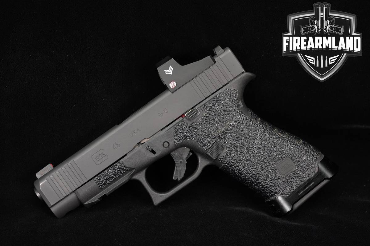 Glock 48 MOS Slimline 9mm 4.17" G48 Pistol +3 MAGS, ORIG CASE & OPTIC
